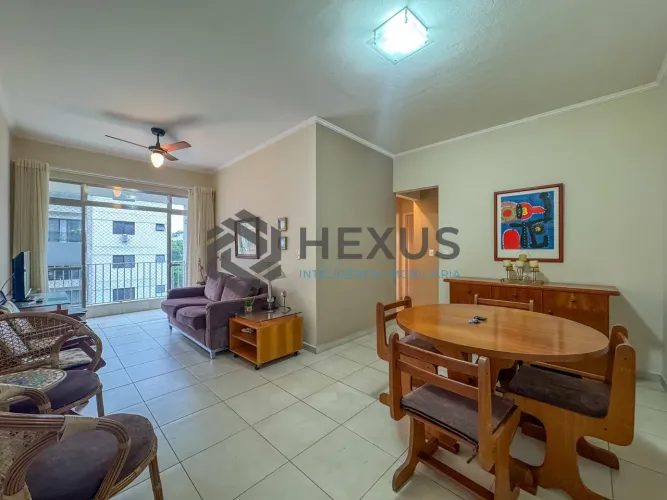 Apartamento com varanda e churrasqueira na Praia das Asturias, Guaruja