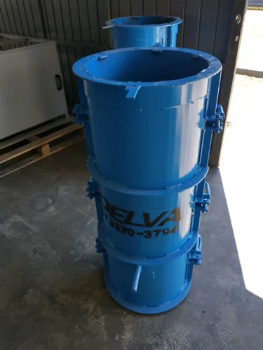 Forma de aço para tubo de concreto