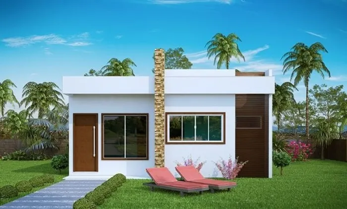 Casas pré-fabricadas com 3 quartos, sendo 1 suite com 70 m²  R$ 83.900 + frete