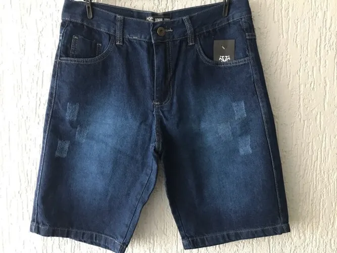Bermuda e short jeans com elastano masculino