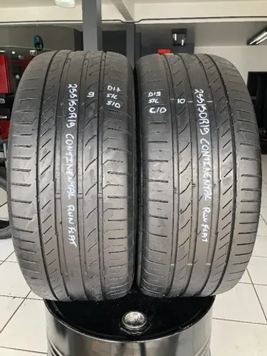 Kit 02 Pneus 255/50r19 Continental Sportcontact 5 Rft*usado 9/10