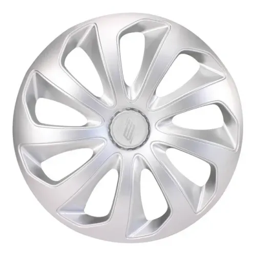 Jogo 4 Peças - Calota Aro 15 Velox Silver - Elitte