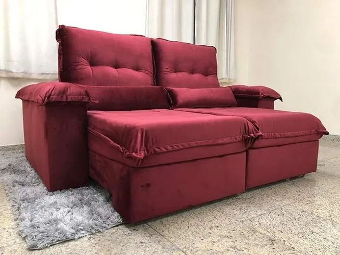 SOFÁ RETRÁTIL RECLINÁVEL MOLAS ENSACADAS SUPER DESIGN ALP !!!