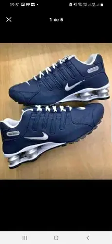 Nike Shox NZ cores exclusivas de Brinde você ganha uma corrente banhada a Ouro 