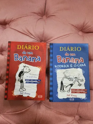 2 livros + DVD Diário de um Banana