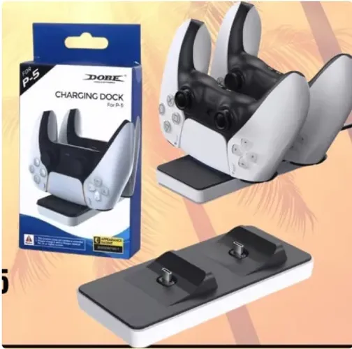 Carregador Duplo para Controles PS5 com Garantia - Aceito Olxpay e Faço envio