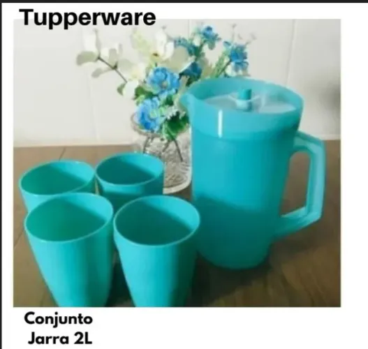 Tupperware Jarra e Copos