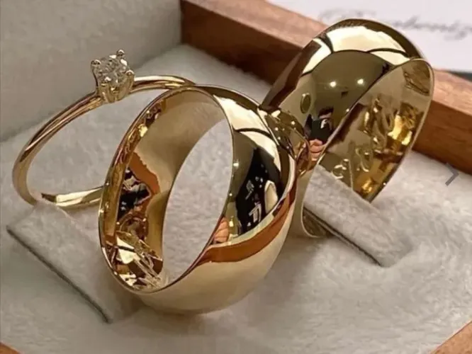 Alianças Luxo Personalizadas Compromisso Garantia
