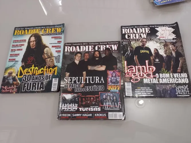 Revistas Roadie Crew - Heavy Metal e Rock