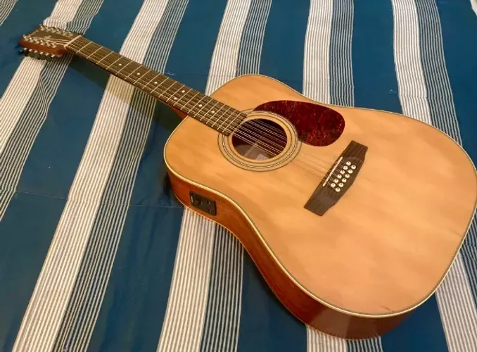 Violão Cort 12 cordas modelo Earth70E-12 NS