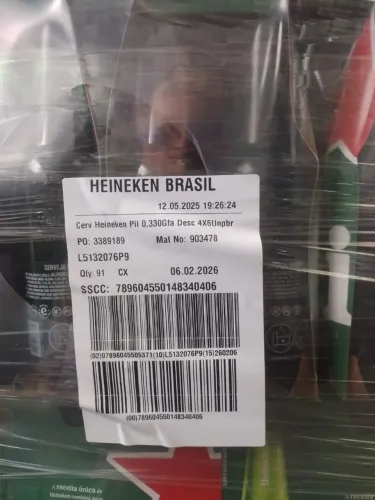 Enfardamento de Cerveja Heineken - 0,330ml