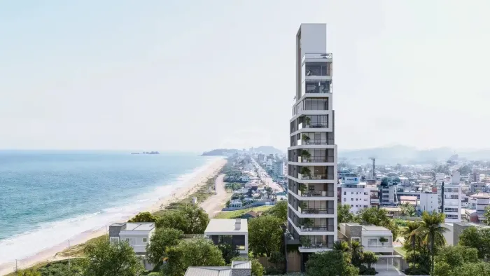Apartamentos tipo e duplex, com 03 suítes, 02 vagas a 100 metros da praia. Março de 2027