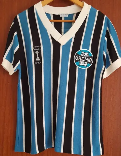 Camisa Retrô do Grêmio Libertadores 1983 Número 7 M