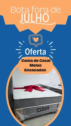 Cama box casal com Molas Ensacadas 