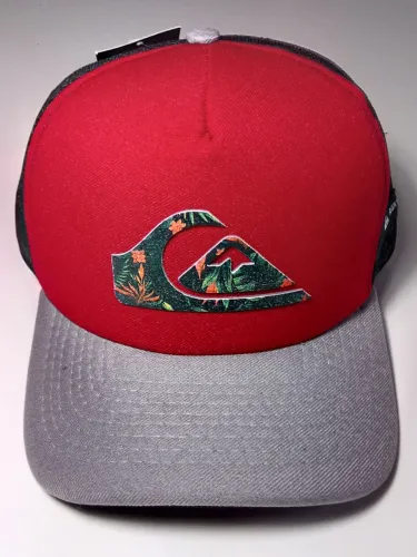 Boné Quik Trucker Redinha - snapback com aba curva e fecho ajustável 