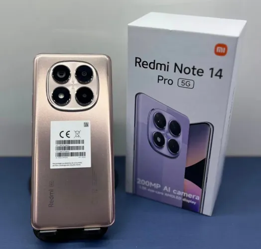 Linha Note 14 pro 5G NFC 256/8 Dourado - Original Lacrado com Garantia e Nota fiscal**