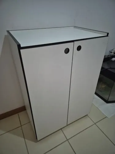 Armário em MDF NOVO Branco 2 Portas.