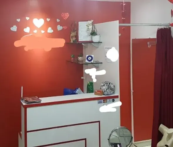 Balcão caixa para comércio