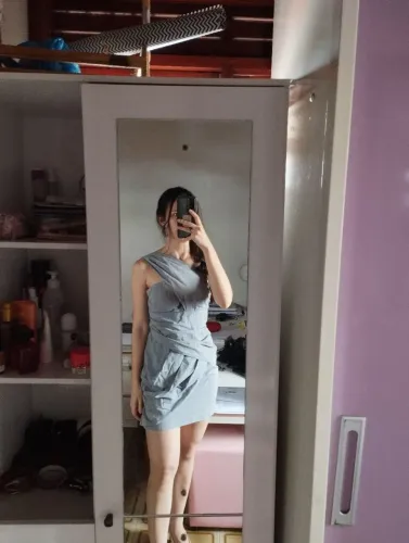 Vendo vestido cinza 