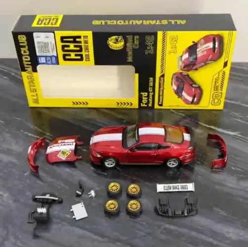 Miniatura Ford Mustang GT 2018 - 1:42 - ALL STAR AUTO CLUB