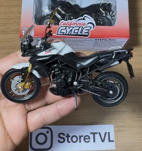 Miniatura Tiger 800 Branca Coleção :18