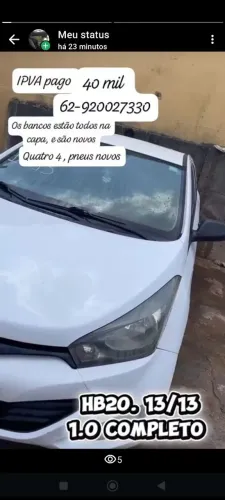 Hyundai HB20 Comf./c.plus/c.style 1.0 Flex 12V 2014