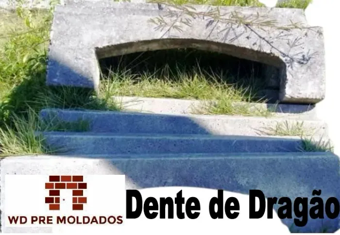 Dente de Dragão e Bola de Concreto Direito da Fábrica 