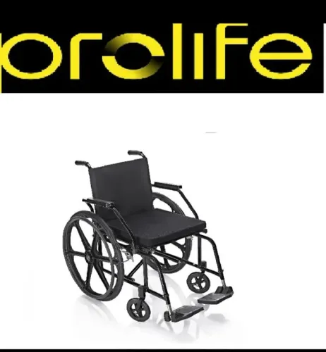 CADEIRA DE RODAS PRÁTICA COM PNEU MACIÇO - PROLIFE , nova na embalagem