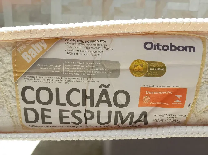 Colchão Pro Saúde Baby infantil