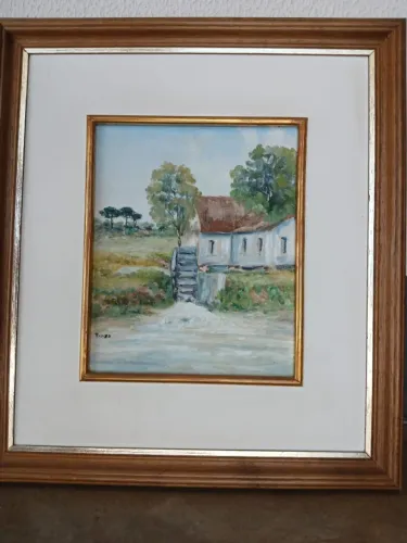 QUADROS COM PINTURA A ÓLEO
