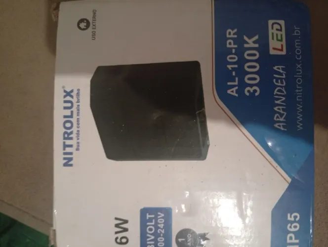 Arandela LED 3000K Nitrolux AL-10-PR IP65