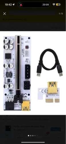 Adaptadores riser pci-express