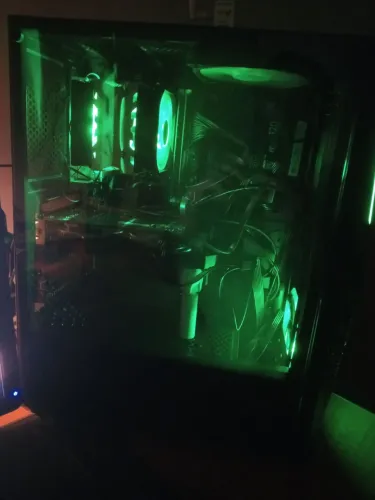 Gabinete gamer + fonte 500w + cpu cooler