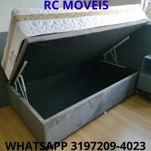 Cama Box Baú Solteiro 88x1.88 - Qualidade, Durabilidade e Praticidade