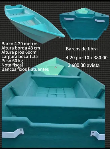 Lancha 4.20 para motor de até 10 HP