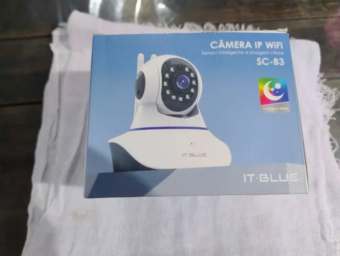 Câmera IP WiFi Sensor Inteligente. Faço a instalação e configuração no seu celular 