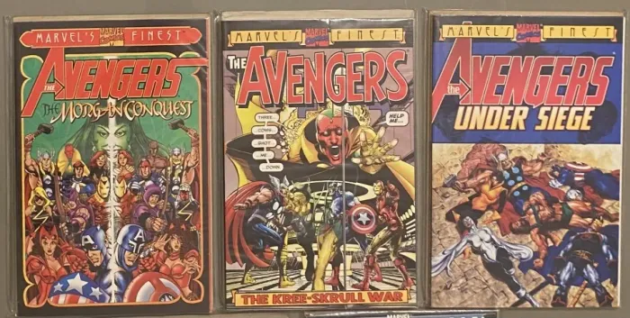 Avengers (Marvel's Finest TPBs - Lote com 8) Kree Skrull War