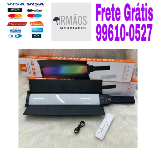 Bastão de Luz Led RGB para Fotos e Vídeos