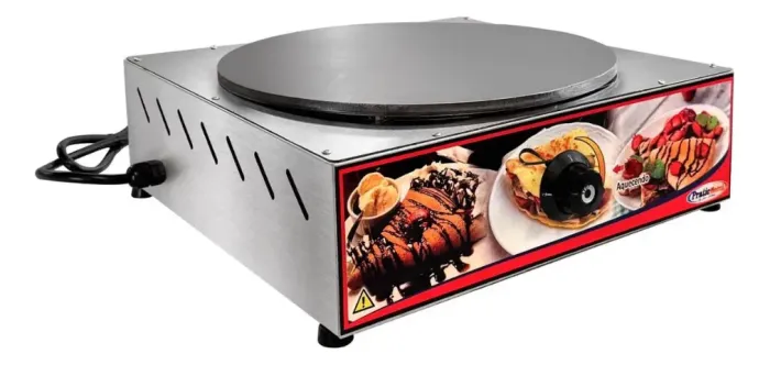 Máquina De Crepe Fances Panquequeira Elétrica 127v ou 220v