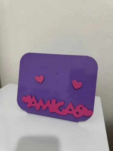 Porta retrato Decorativo magnético - Amigas