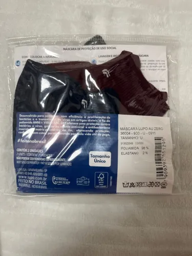 Máscara de proteção facial Lupo - 2 unidades