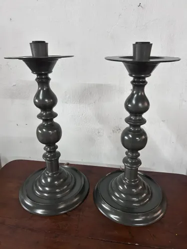 Grande par de base para abajur 