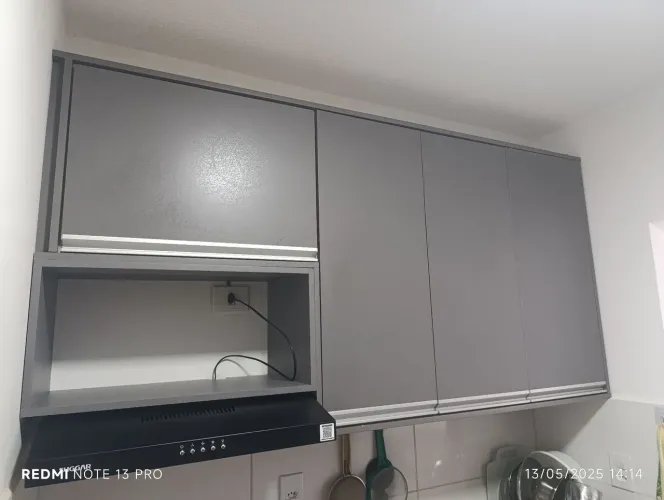 Armários de Cozinha Cinza