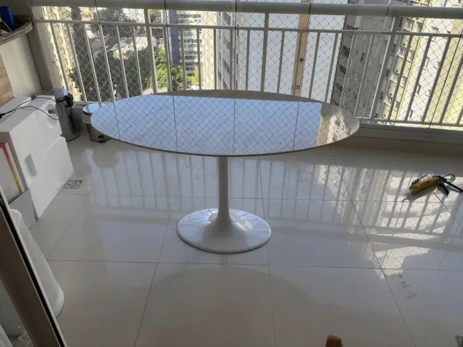 Mesa jantar 1,60X0,90 mármore taj mahal
