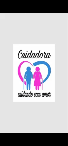Cuidadora de idosos e criança 