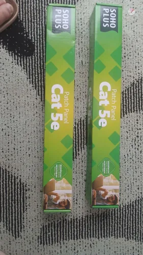 PATCH PANEL SOHOPLUS CAT5E 24 PORTAS  T568A/B SOHOPLUS 