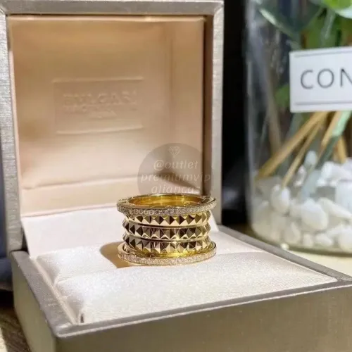 Anel bvlgari em ouro 18k garantia vitalícia