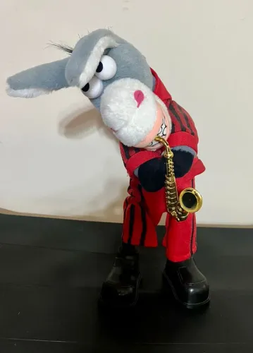 Boneco de Pelúcia Burro Músico