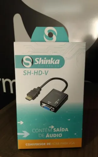 Conversor HDMI para VGA Com Saída Áudio