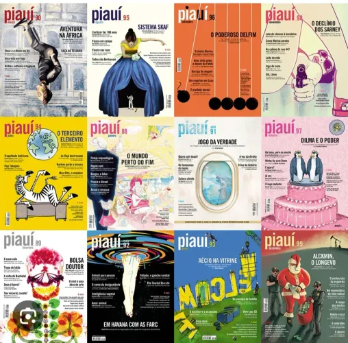 Coleção de Revistas Piauí - várias Edições- consulte 